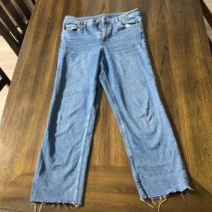 H&M Wide High Ankle Jeans!